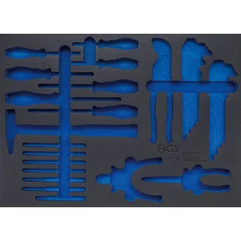 Vložka do dílenského vozíku 3/3, prázdná, pro BGS 4038 - BGS 4038-1