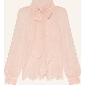 Dámská halenka Oui Dámská Hlavová Blůza Z Krajky, světle růžová, 38