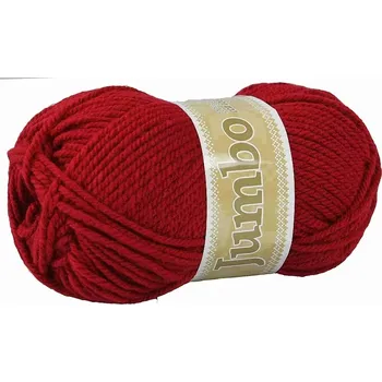Příze Příze Jumbo 934 tmavě červená