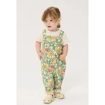 Dětské lacláče Bobo Choses Color Herbalist 126AB082 zelená 76X, vel. 68