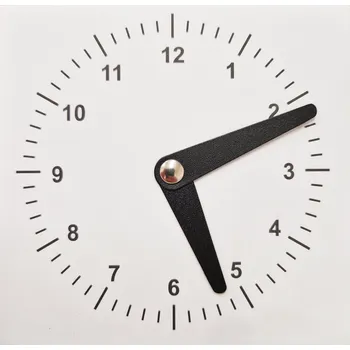 Hodiny školní hodiny papír.malé 10 x 10cm