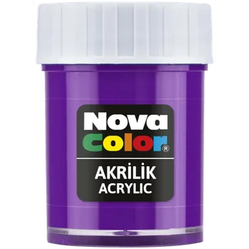 Speciální výtvarná barva Novacolor barva akrylová 30ml fialová NC-177 473067