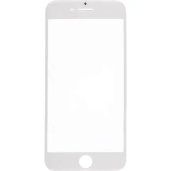 Přední dotykové sklo, včetně OCA lepidla, rámečků pro přední fotoaparát, proximity sensor a mřížky pro sluchátko pro iPhone 7 - bílé