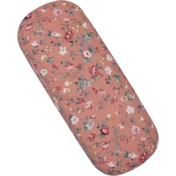Brýlová obroučka Tvrdé látkové pouzdro na brýle - Květinové, růžové