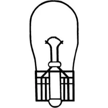 Osvětlení pro motocykl HSM Žárovka 12V 18W (W2,1x9,5d), T15, oranžová, 15x36 mm
