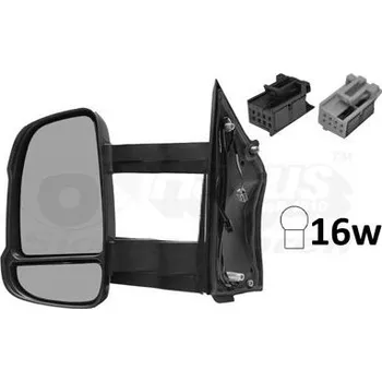 Auto zrcátko Vnější zpětné zrcátko VAN WEZEL 1651825