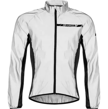 Cyklistická bunda bunda FORCE FLASH 2, celoreflexní 3XL