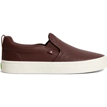 Dámské tenisky Dámské volnočasové boty Cariuma SLIP-ON Brown Premium Leather Sneaker