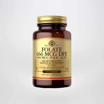 Solgar Folate 666 Mcg Dfe, 250 Tablet