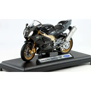 Hračka Aprilia RSV 1000R Factory 1:18 - Welly Aprilia RSV - kovový model