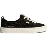 Pánské volnočasové boty Cariuma OCA Low Black Jaguar Print Suede Sneaker