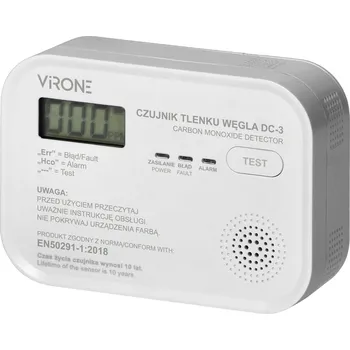 Detektor CO Virone Detektor CO2 9V DC-3
