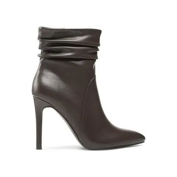 Dámské kozačky Polokozačky DeeZee WYL2979-27 Hnědá 40