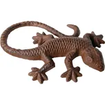 Zahradní litinová figurka Liza, 15,5 cm, hnědá