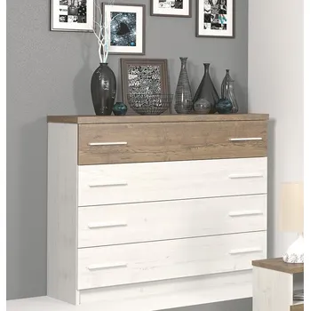 Komoda Komoda 4S MARKOS 103 cm, borovice andersen a dub april