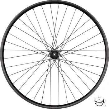 Zapletené kolo kolo zadní FORCE XC DISC CL 622x23 F804327 36d