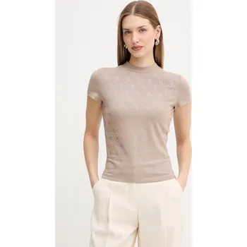 Pánské tričko Tričko Guess W4BI26.J1314 béžová 80X, vel. XL