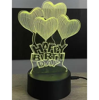 Lampička HOME OUTLET 3D stolní lampa DD-160