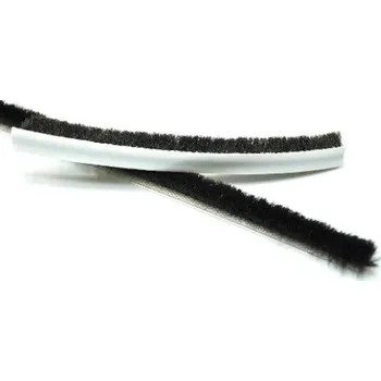 Zárubeň VPD Samolepící kartáčky 6m 6,7x11mm Černý 362-14