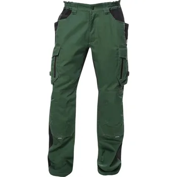 montérky ARDON®VISION Pracovní kalhoty do pasu zelené zkrácené 2XL H9195/2XL