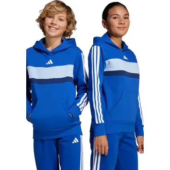 Chlapecká mikina Dětská mikina adidas JC7481 modrá 57X, vel. 176