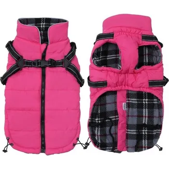 tréninková pomůcka pro psa Teplé zimní kabáty pro psy a domácí mazlíčky s hrudním pásem, nepromokavé a reflexní, zimní