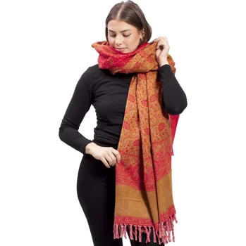 Šála Šála GARAM červeno-okrová