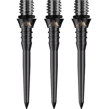 Hroty na šipky Mission Titan Pro Grooved Black steel 26 mm