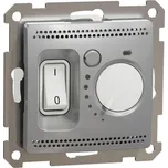 Sedna D/E Prostorový termostat 16A, Aluminium SCHNEIDER SDD113506
