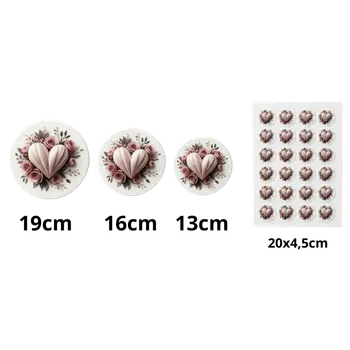 Jedlá dekorace na dort Jedlý tisk s vlastním motivem (Kruh 13, 16, 19 cm nebo Cupcakes) Ø13