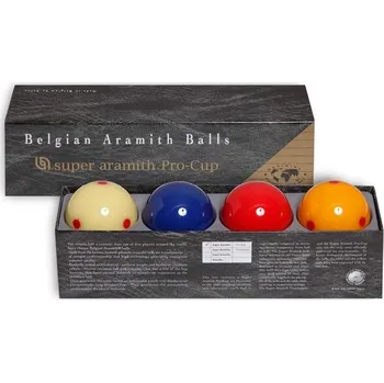 Kulečníková koule Saluc Koule karambol SUPER ARAMITH PRO CUP, 4 ks