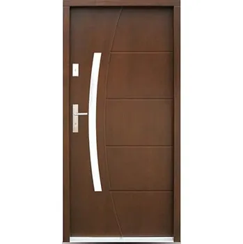 Vchodové dveře ArchoD Venkovní vchodové dřevěné dveře Deskové DP-63 Icak