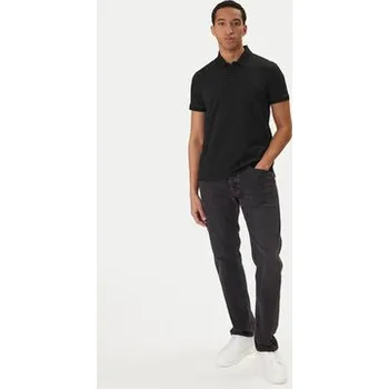 Pánské tričko Calvin Klein Jeans Polokošile Classic Monogram LV04RD255G Černá Regular Fit XL