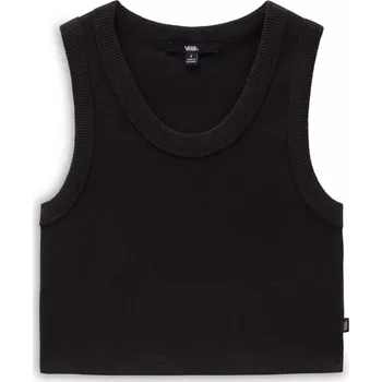 Dámské tričko dámské tričko VANS DREW RIB TANK Black - XL
