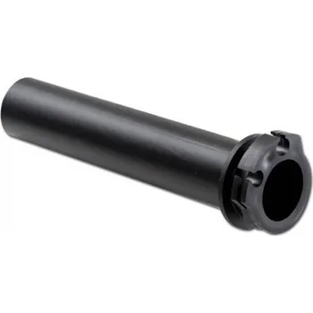 Řídítka HSM Plynová rukojeť, ABS, černá, 25,4 mm, délka 132 mm