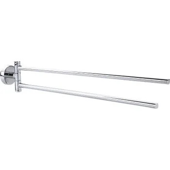 Tesa SMOOZ držák ručníků 455 mm, dvojramenný, otočný, chrom