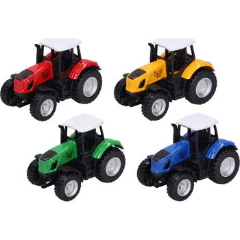 autíčko Traktor na zpětné natažení 7,8 cm