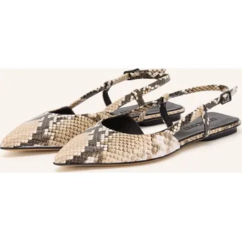 Dámské baleríny Pomme D'or Dámské Slingbaleríny Anya, béžová / tmavě hnědá, 40,5