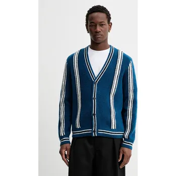 Dámský svetr Kardigan s příměsí vlny Marc O'Polo 5000008243 námořnická modř 59X, vel. S