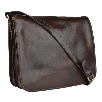 Kabelka NovaKabelka.cz Kožená italská kabelka Gaspare Cafe