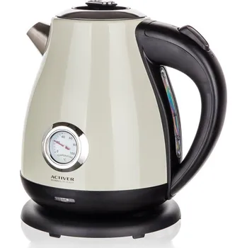 Rychlovarná konvice Activer Konvice rychlovarná EBBA 1,7l nerez ČER/BÍ 1850-2200W