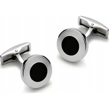 Módní doplněk Manžetové knoflíčky stříbrné barvy Assante 90512, Velikost Uni