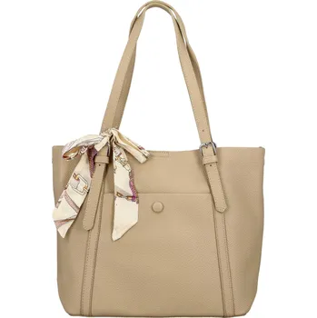 Kabelka Stylová dámská koženková kabelka na rameno Finlay, béžová