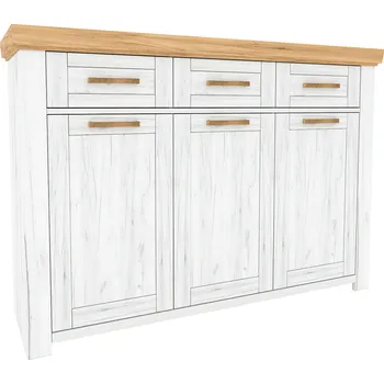 Komoda Tempo Kondela Komoda G, dub craft zlatý/dub craft bílý, SUDBURY