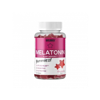 Fitness strava Weider Melatonin Gummies 60 gummies - Blueberry