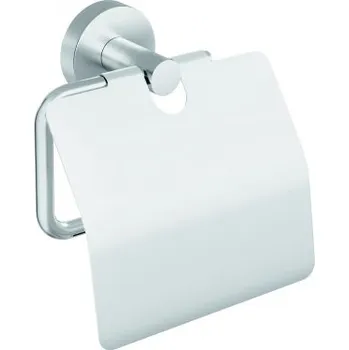 Tesa MOON držák toaletního papíru s krytem, nástěnný, nerez ocel