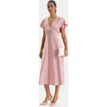 Marella Koktejlové šaty Falange 2613221201 Růžová Regular Fit 38