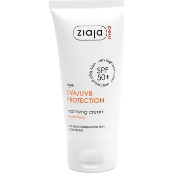 Pleťový krém Ziaja Med - ziaja med matující krém spf 50+ 50 ml matující krém pro mastnou s smíšenou pleť 50 ml