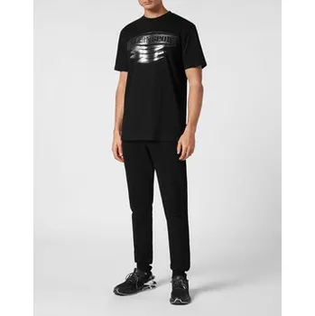 Pánské tričko Plein Sport T-Shirt 13037 Černá Regular Fit 4XL