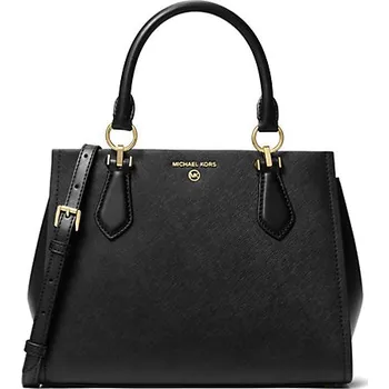 Kabelka Michael Kors Marilyn medium kožená kabelka černá + doprava zdarma